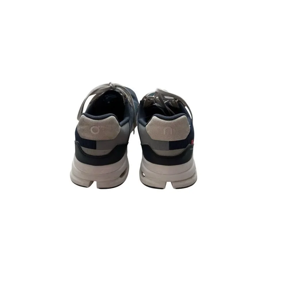 On Mens Metal Navy Cloudrift Low Top Lace Up Athletic Running Sneakers Size 9.5